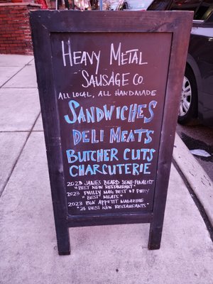Menu photo 3 Heavy Metal Sausage Philadelphia, PA