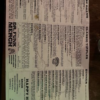Dr. Funk - Menu & happy hour - Tiki Bars Near Me - San Jose, California Dr. Funk - Menu & happy hour - Tiki Bars Near Me - San Jose, California