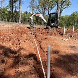 Ingrams Quality Septic Services - Roughing in plumbing before pouring concrete slab
