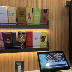Menus and kiosk