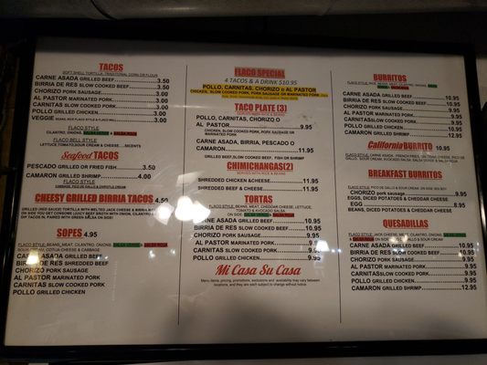 Menu photo 6 Flacos Tacos Bloomingdale, GA Menu photo 6 Flacos Tacos Bloomingdale, GA