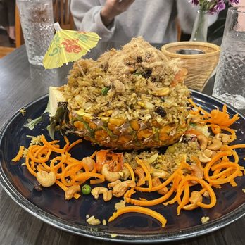 Thai Station Restaurant - Pineapple Fried Rice - Thai Near Me - Carrboro, North Carolina Thai Station Restaurant - Pineapple Fried Rice - Thai Near Me - Carrboro, North Carolina