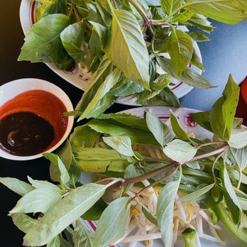 Pho 79 Restaurant - Veggies for pho - Vietnamese Near Me - Westminster, California