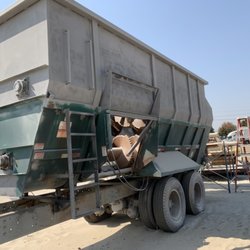 Reyes Sandblasting - Cattle Feed Trailer/In process
