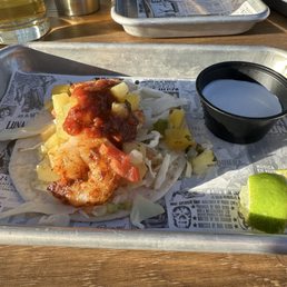Adobo Honey Shrimp Tacos