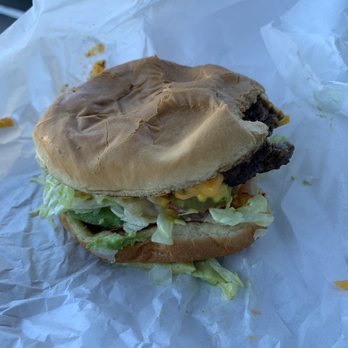 Mighty Fine Burgers Sunset Valley - 1/2 lb 1/2 Pound Burger with 1/2 Pound Cheeseburger - Burgers Near Me - Austin, Texas Mighty Fine Burgers Sunset Valley - 1/2 lb 1/2 Pound Burger with 1/2 Pound Cheeseburger - Burgers Near Me - Austin, Texas