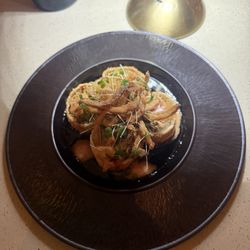 Cazuela - Mofongo con Lechon Eggrolls