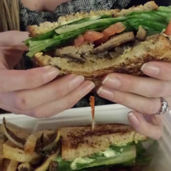 Plum Burgers - SLT (Seitan , lettuce, tomato) - Food Trucks Near Me - Seattle, Washington Plum Burgers - SLT (Seitan , lettuce, tomato) - Food Trucks Near Me - Seattle, Washington