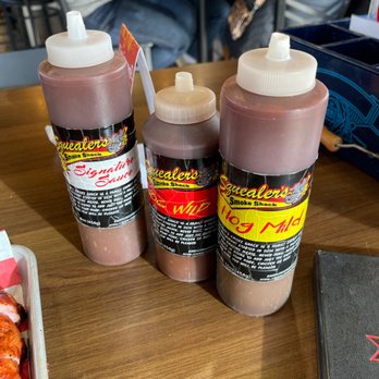 Squealers Smoke Shack - Everyone of the sauces are fantastic!!!! - American Near Me - Tea, South Dakota