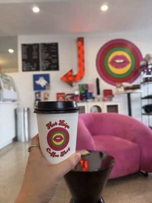 Hot Lips Coffee Shop by null