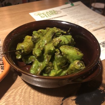 Pearl & Lime - Blistered Shishito Peppers - Latin American Near Me - Quincy, Massachusetts Pearl & Lime - Blistered Shishito Peppers - Latin American Near Me - Quincy, Massachusetts