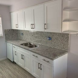 My new cabinets and countertop done in 2 days.