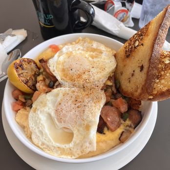 Eggs Up Grill - Shrimp & Grits Bowl - Breakfast & Brunch Near Me - Apopka, Florida
