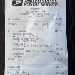 Jumping Jack Cash - Return receipts and conversation with seller