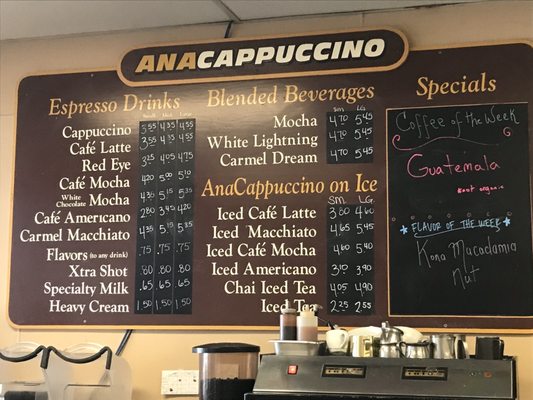 Menu photo 7 Anacappuccino Port Hueneme, CA