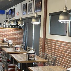 Pi Squared Pizza - Tables in the restaurant