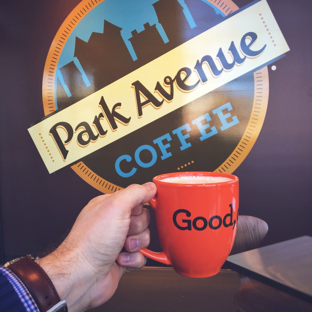 Cafe au lait at the new Park Avenue location at Cortex.