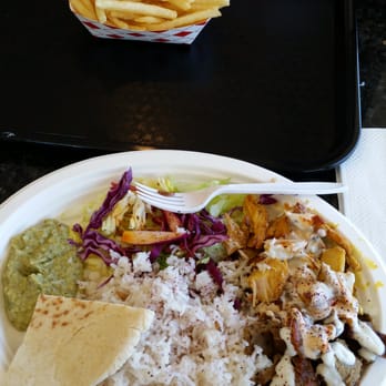 Extreme Hummus - WE'RE BACK!!! Combo platter. - Mediterranean Near Me - Citrus Heights, California