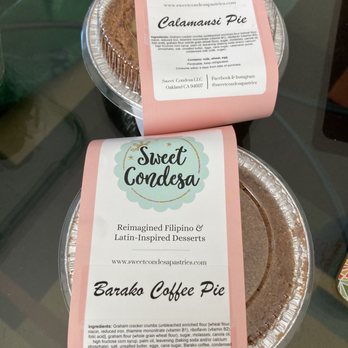 Sweet Condesa - Calamansi and Barako coffee pie - Desserts Near Me Sweet Condesa - Calamansi and Barako coffee pie - Desserts Near Me
