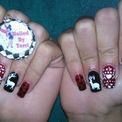 Nails $55 full set $35 for fills free nail art