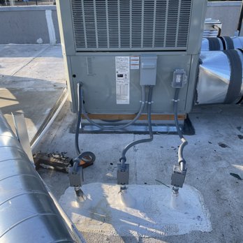 Gonzalez General Construction - Rooftop HVAC electrical connections with disconnects and liquid tight conduit clean install and fully code compliant - General Contractors Near Me - Moreno Valley, California