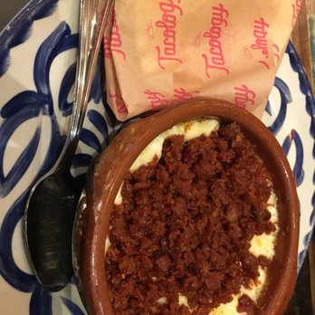 Tacology - Queso Fundido With Chorizo - Mexican Near Me - Miami, Florida Tacology - Queso Fundido With Chorizo - Mexican Near Me - Miami, Florida