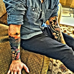 Several sessions on my right sleeve.  More to go!