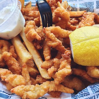 DJ's Clam Shack - Fried clam strips--DELISH! - Seafood Near Me - Key West, Florida