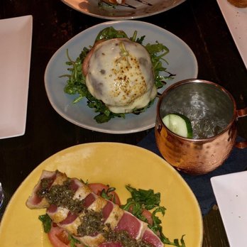 Balzem - Seared Tuna, Prosciutto di Parma wrapped Burrata, Stuffed Portobello - Mediterranean Near Me - New York, New York Balzem - Seared Tuna, Prosciutto di Parma wrapped Burrata, Stuffed Portobello - Mediterranean Near Me - New York, New York
