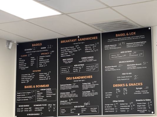 Menu photo 1 Dan’s Bagels Grapevine, TX