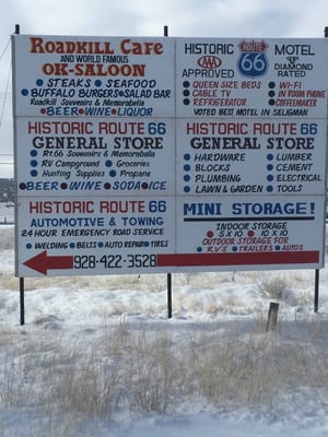 Menu photo 2 Historic Seligman Sundries Seligman, AZ