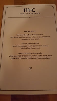 Menu photo 8 The Mint Cafe and Bar Belgrade, MT