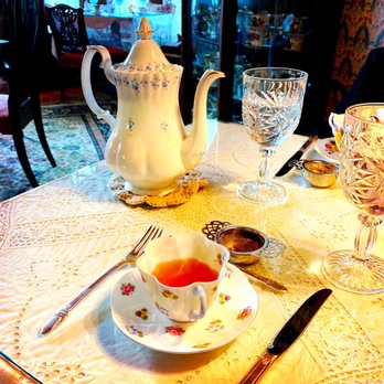 Quintealia's Tea Parlor - Blueberry Hibiscus bottomless tea. - Tea Rooms Near Me - Burton, Ohio Quintealia's Tea Parlor - Blueberry Hibiscus bottomless tea. - Tea Rooms Near Me - Burton, Ohio