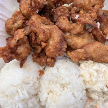 Loco Moco Drive Inn - Regular Mochiko Chicken Plate Lunch - Hawaiian Near Me - Honolulu, Hawaii