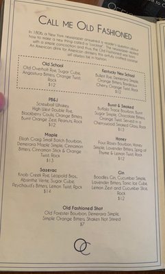 Menu photo 5 Officers Club Lowry Denver, CO
