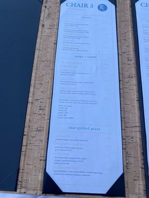 Menu photo 2 Chair 5 Narragansett, RI