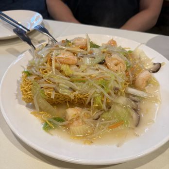 Panda Inn - Upside down crispy noodles - Chinese Near Me - La Palma, California