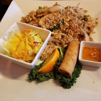 Thai Station Restaurant - fried rice w/chicken - Thai Near Me - Indianapolis, Indiana