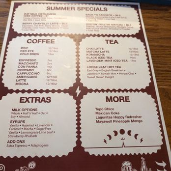 Radio/East - Menu - Coffee & Tea Near Me - Austin, Texas