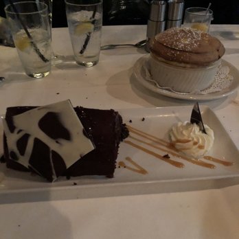 Morton's The Steakhouse - Grand Marnier soufflé and chocolate cake - Steakhouses Near Me - Boca Raton, Florida Morton's The Steakhouse - Grand Marnier soufflé and chocolate cake - Steakhouses Near Me - Boca Raton, Florida