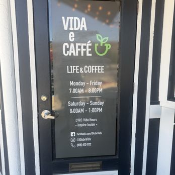 Vida e Caffé - Hours - Coffee & Tea Near Me - Globe, Arizona
