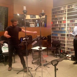 Classical KING FM 98.1 - King FM studio - preparing the sound for our choir to sing