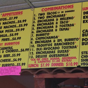 La Terraza - Menu - Mexican Near Me - Marysville, Washington