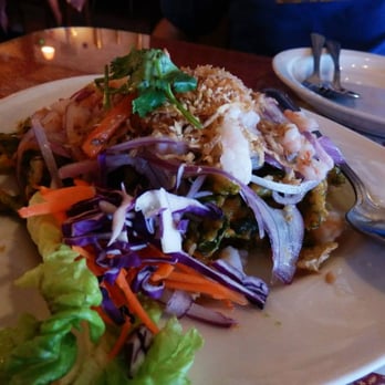 Jitlada - Crispy Morning Glory Shrimp Salad - Thai Near Me - Los Angeles, California