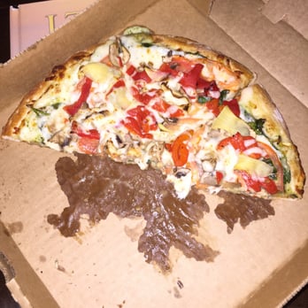 Vocelli Pizza - 1/2 of a small Basil Pesto Primavera pizza - Italian Near Me - Silver Spring, Maryland