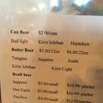 Chinese Kitchen by King Bistro - Botter beer?  Is that supposed to be Heineken? - Chinese Near Me - San Diego, California