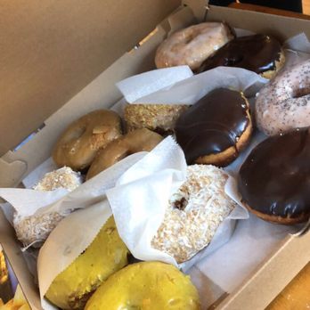 Union Square Donuts - Coconut, Golden milk, Vietnamese coffee, sea salt bourbon, hazelnut crunch, Boston cream, chocolate, honey, orange cardamom poppy - Donuts Near Me - Somerville, Massachusetts Union Square Donuts - Coconut, Golden milk, Vietnamese coffee, sea salt bourbon, hazelnut crunch, Boston cream, chocolate, honey, orange cardamom poppy - Donuts Near Me - Somerville, Massachusetts