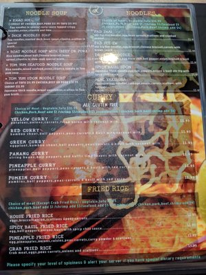 Menu photo 7 At Nine Thai Centennial, CO