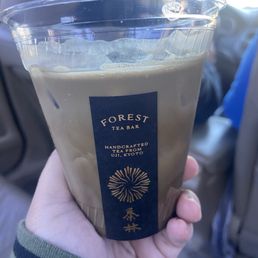 Hojicha latte unsweetened