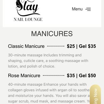 Slay Nail Lounge - What they claim you'll receive but don't actually do. - Nail Salons Near Me - Chico, California
